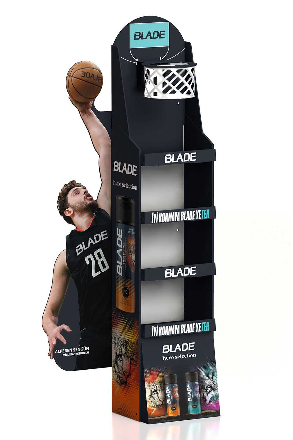 BLADE KARTON STAND 1 Pop ihtiyaçlarınız için çözümler sunmaktayız.